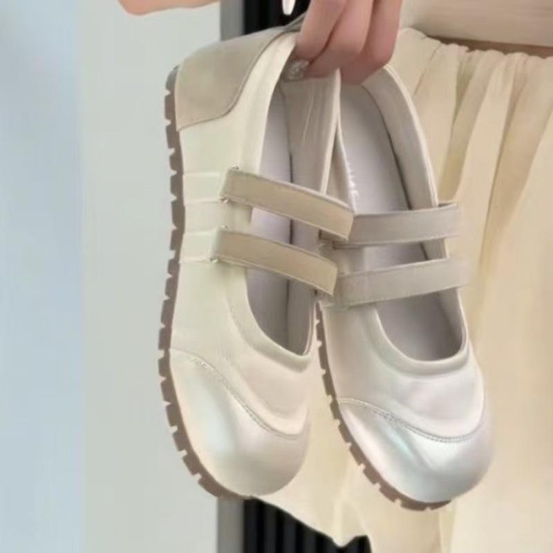 Retro Soft Leather Ugly Cute Shoes Children Early Spring New Literary and Artistic Students Round Head Shallow Mouth Flat Bottom Single Shoes Women