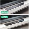 Door Sill Decoration Wrap Cover for Tesla Model Y 2023 Accessories Pedal Protection Strip Carbon Pattern Car