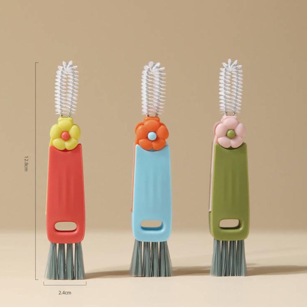 Multifunctional Cup Lid Brush Crevice Cleaning Brush For Cleaning Cup-Grooves
