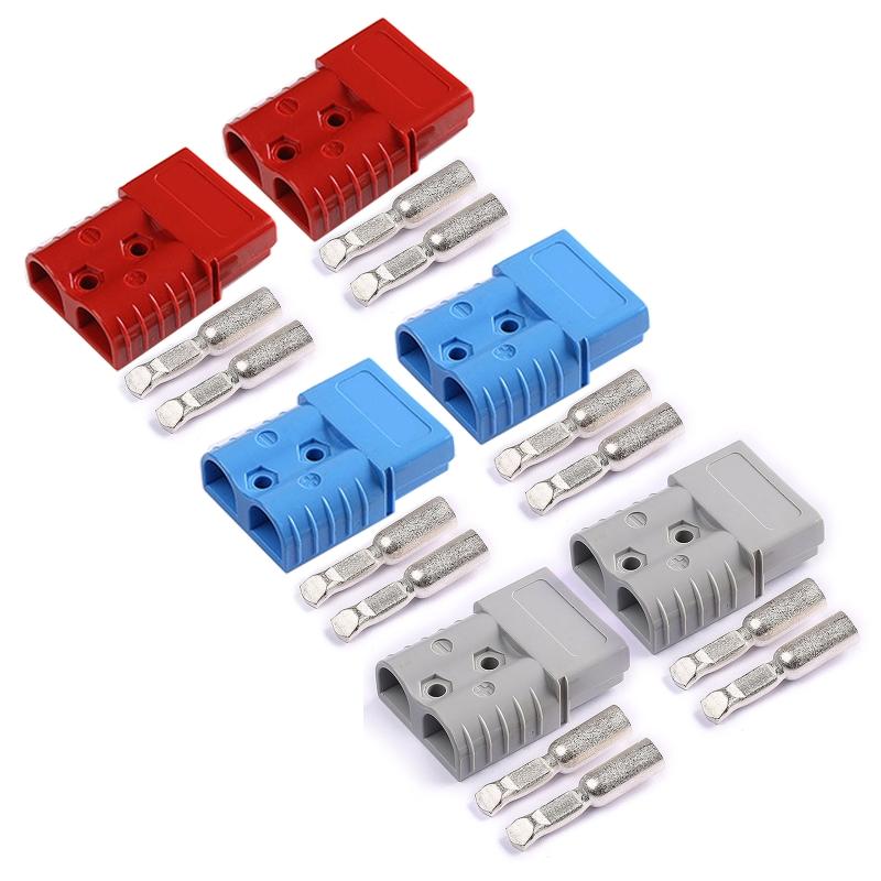 120A 600V SB120 Plug Connector Double Pole with Copper Contacts Anti Dust Cover for Solar Quickly Connect Accessories