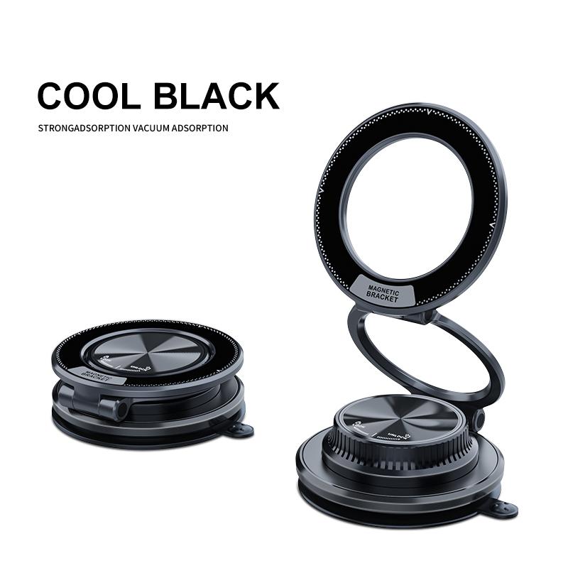 Suporte Magnético Forte para Celular Design Dobrável Ajustável 360° Ventosa para Carro para Celular Para xiaomi/iphone Transmissão ao Vivo
