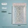 10pcs Holographic Shipping Bags Waterproof Foam Bag Portable Bubble Mailers Bag  For Business