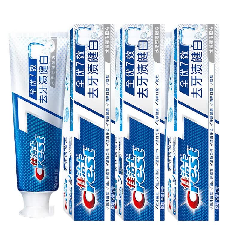 Crest 7-Effect Whitening & Deep Clean Toothpaste