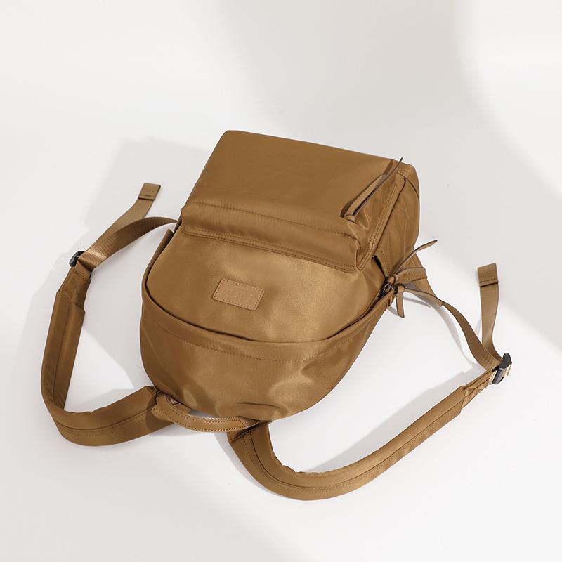 Oxford Cloth Large Capacity High School Backpack Solid Color Simple All-match Female Bag Class Students Backpack