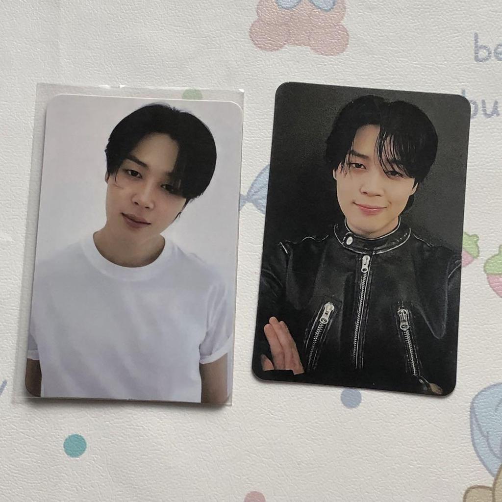 [USED] BTS Jimin FACE JPFC Limited Edition Trading Cards (2 Cards)