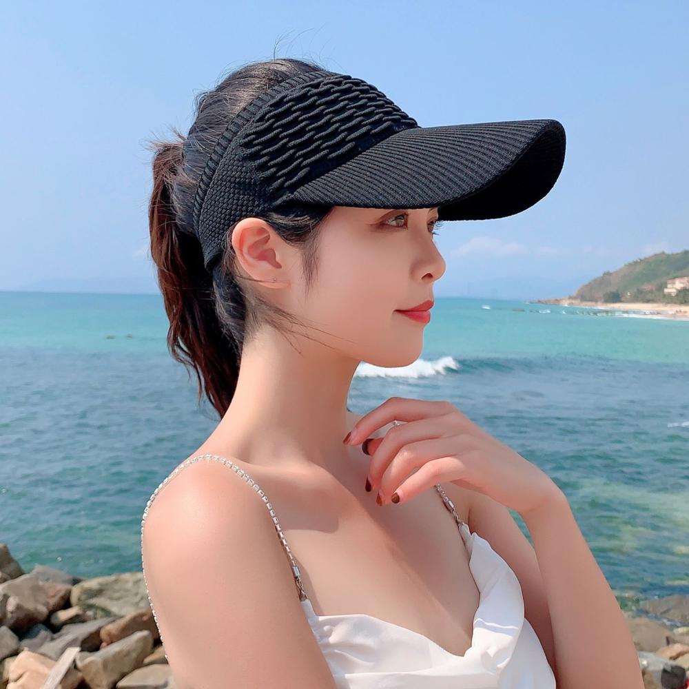 Summer Sports Anti-UV Beach Travel Sun Hat Empty Top Hat Visor Cap Baseball Hat