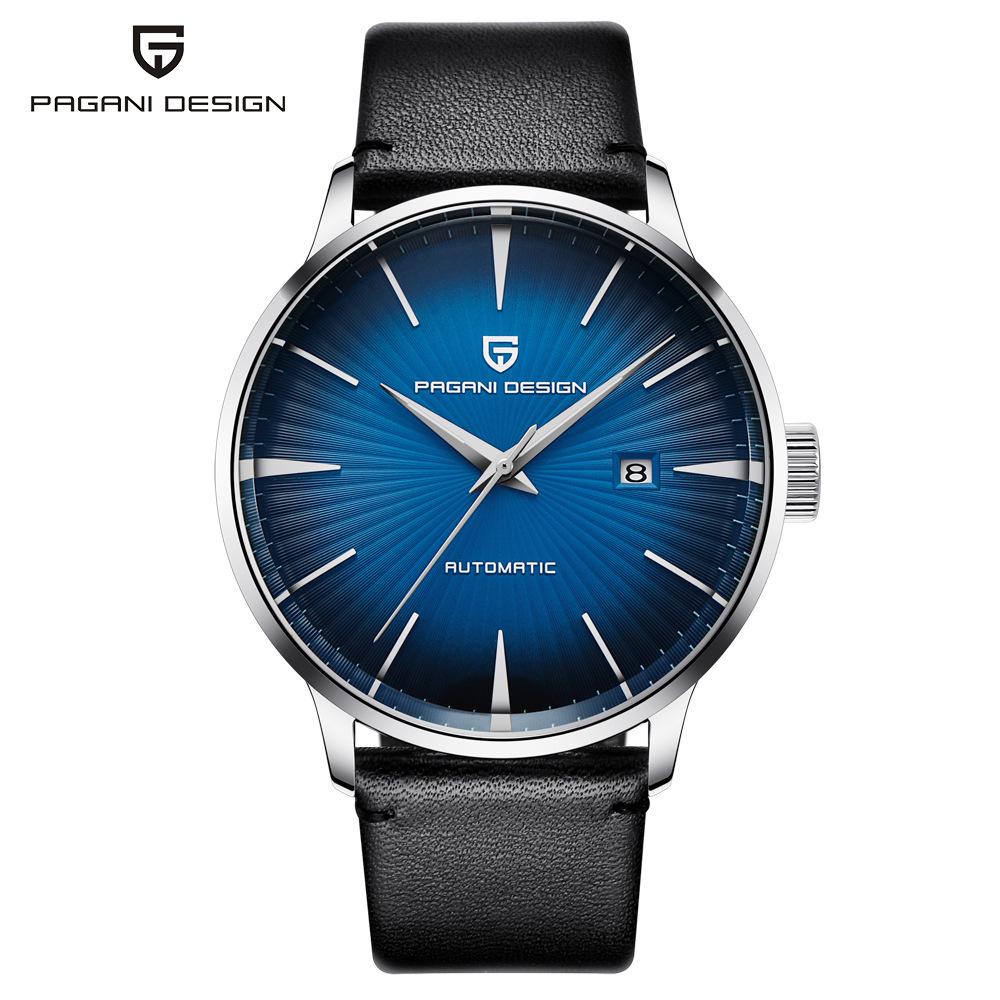 PAGANI New Men's Waterproof Genuine Leather Mechanical Watch 2770 - Trendy Business Style