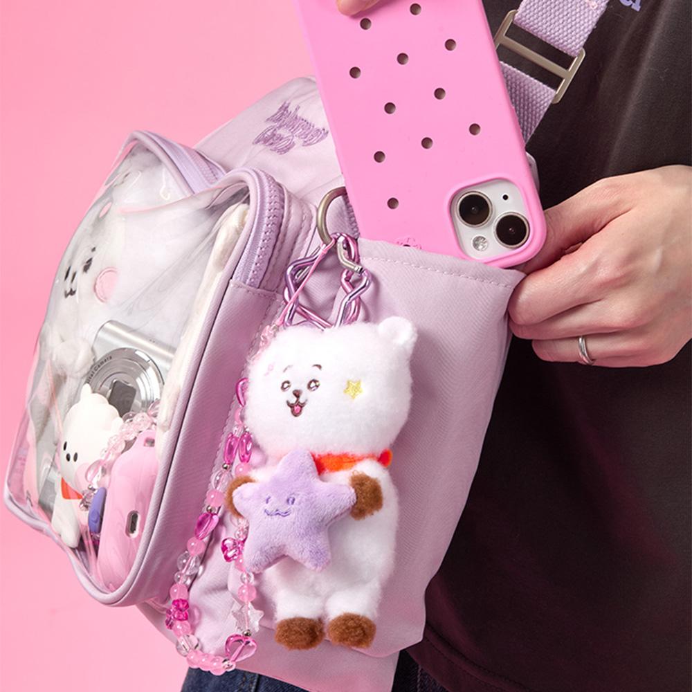 Borsa Tracolla Multi Tasche Trasparente BT21 The Journey