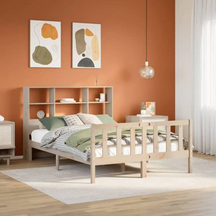 VidaXL Bunk Bed Without Mattress 150x200 Cm Solid Pine Wood 3321706