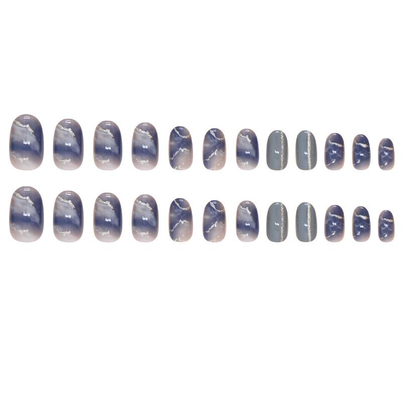 Sztuczne paznokcie Noś paznokcie Europejskie i amerykańskie odpinane podkładki pod paznokcie Podkładki pod paznokcie Rozmazywanie krótkich migdałowych łatek na paznokcie