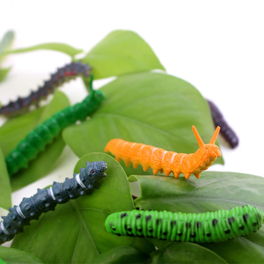 12Pcs Halloween Caterpillar Hair Clips  3D Bug Hair Clip Party Hair Accessories Fun