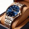 IW Top-Marke Roségold Blau Herrenuhr Luxus Automatische Herrenuhr Rom-Zeit Miyota Mechanisch Datumsanzeige Uhren Wasserdicht reloj