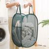 Laundry Basket Folding Dirty Clothes Hamper Clothing Baby Toy Large Capacity Storage Basket Nylon Mesh Washing Clothing Organize