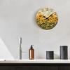 10 inch Wall Clock 2D Flower Home Living Room Decor Large Clock Silent Quartz Clock Home Decoration