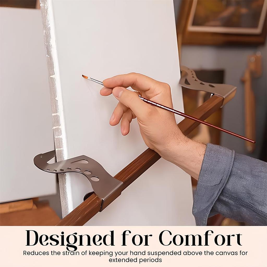 Adjustable Easel Support Rod Metal Bracket for Art Easel Stand Durable and Sturdy Frame Attachment for Canvas Stability