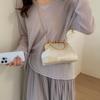 Fashion Chain Bag Women's Summer New Fashion Simple Shoulder Shell Bag Casual Plaid Messenger Bag Bag