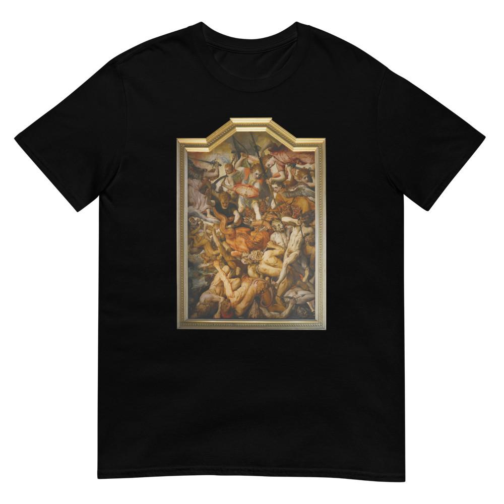 Fall of Angels, Bible Art, Historical Art, Printed T-Shirt Tops Tee