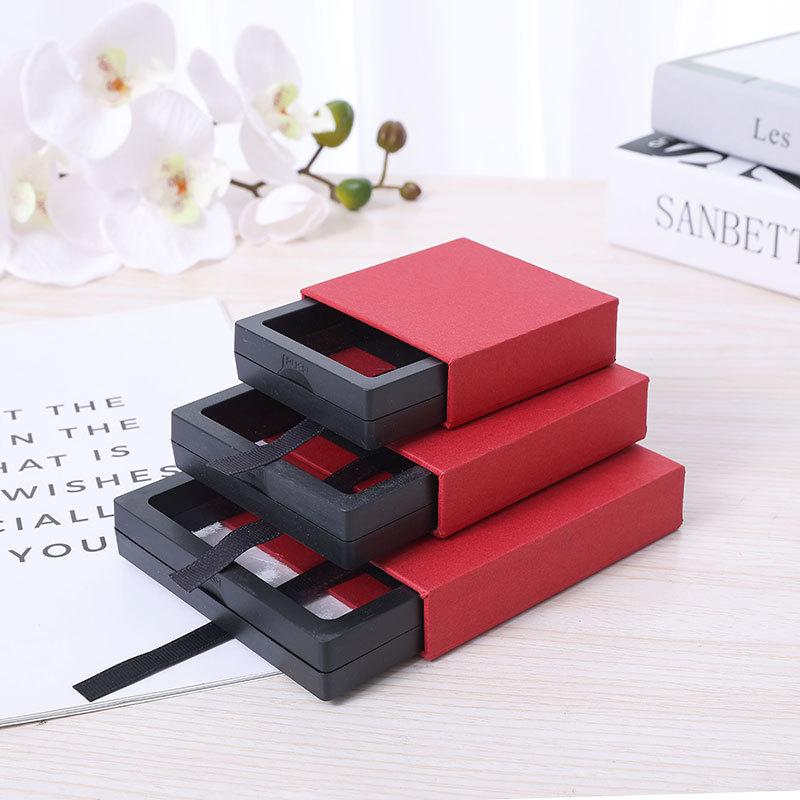 PE Film Jewelry Packaging Box - Bracelet Suspension Drawer Storage Box