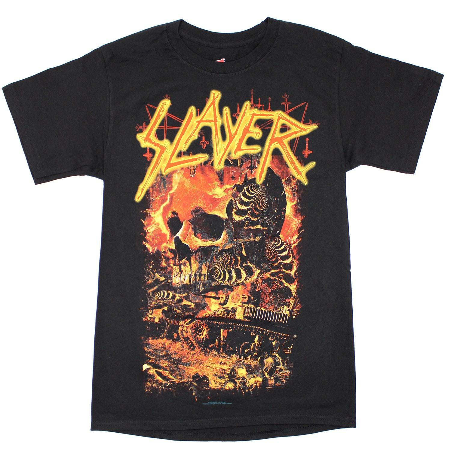 Men s Slayer The Final Campaign T-Shirt Mens Womens Tees Top black M