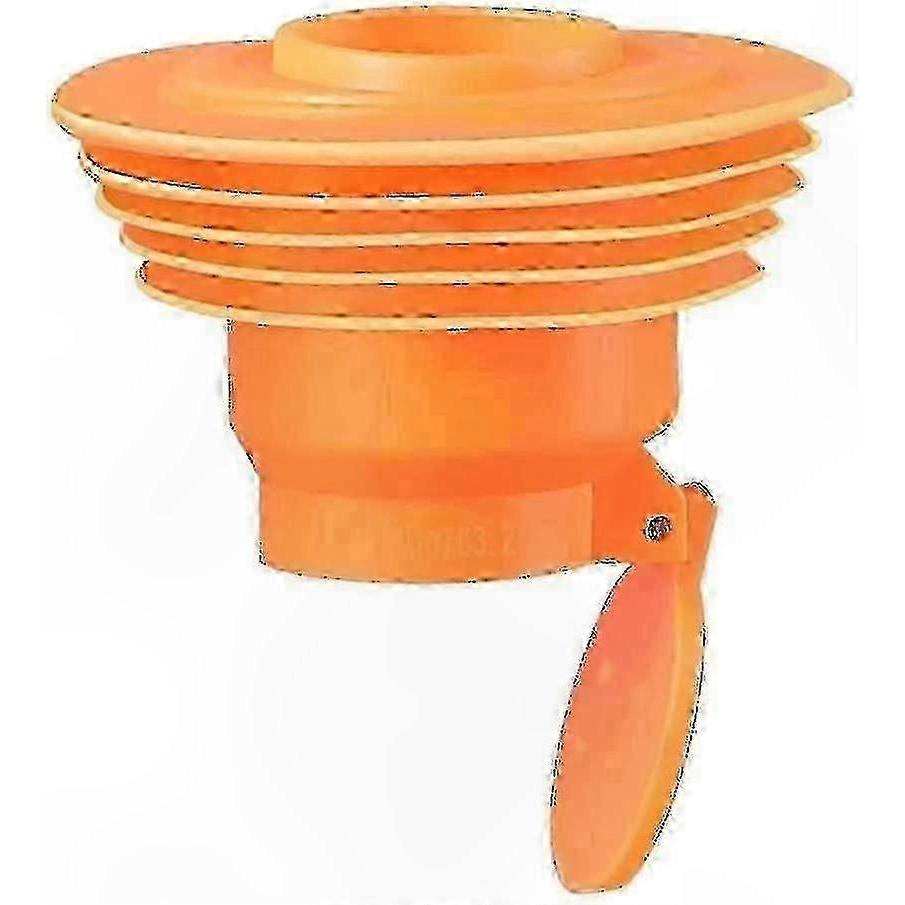 75mm Silicone Drain Trap for Washing Machine - Anti-Odor Backflow Protector and Sewer Pipe Seal Solution Less