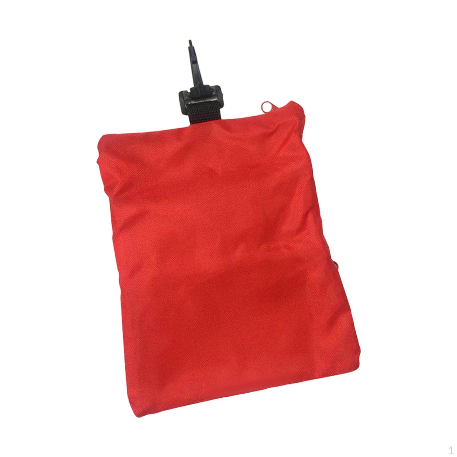 

Органайзер для сумки для гольфа, прочный сетчатый чехол с несколькими карманами, практичный держатель для ногтей красный