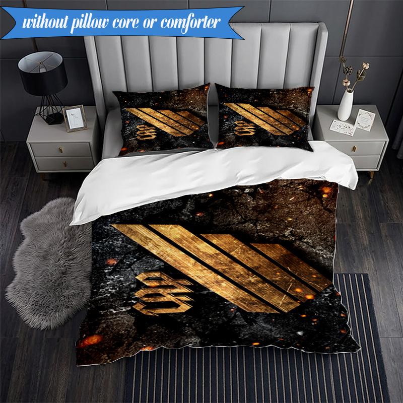 3PCS Athletico Football Club Printed Soft Bedding Set,Including 1pc Duvet Cover And 2pcs Pillowcases Perfect for Bedroom, Dormitory, Fan Gift