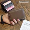 First Layer Cow Leather Card Holder Women Genuine Leather Card Bags For Business Credit ID Cards Driving License Coin Purse