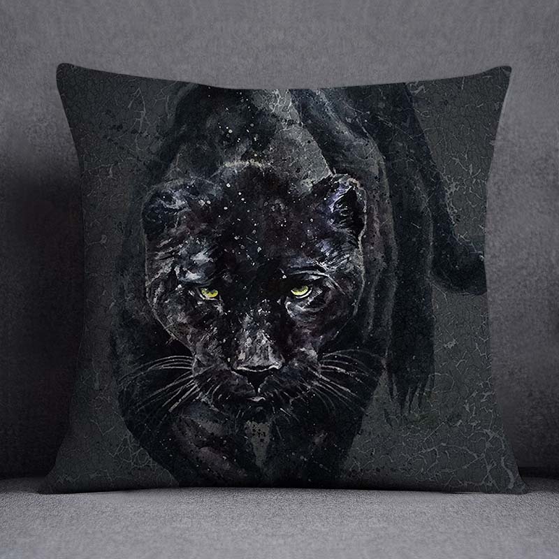 African Animal Beasts Home Decoration Pillowcase Square Pillowcase Home Office Decoration Cus On Cover