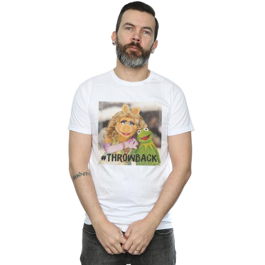 Disney Mens The Muppets Throwback Photo T-Shirt