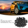 ACROPIX Bumper Fender Fasteners Rivet Clips Automotive Universal 5mm Hole Dia Black 50pcs