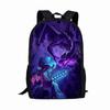 Square Man School Bag Cartoon Backpack Minecraft Backpack Game Printing Large Capacity