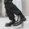 Inner Height Increasing Martin Boots Men's Winter Casual Thick-soled Smoke Boots One Pedal British Big Head Short Boots 16893-J