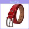 Genuine Leather Belt With Classic Pin Buckle For Casual And Formal Wear