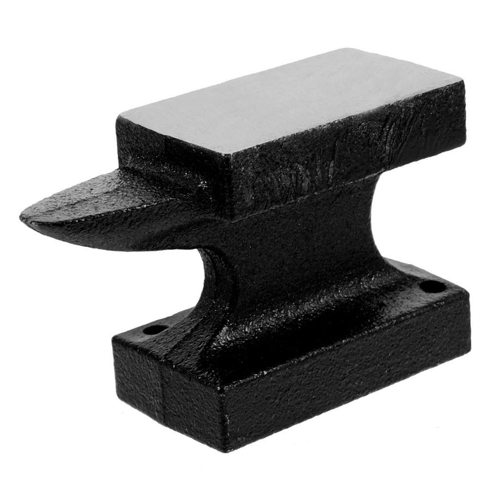 Portable Blacksmith Anvil Polished Cast Iron Sturdy Tool Mini Anvil Multi-Function Mini Base Jewelry Repair Horn