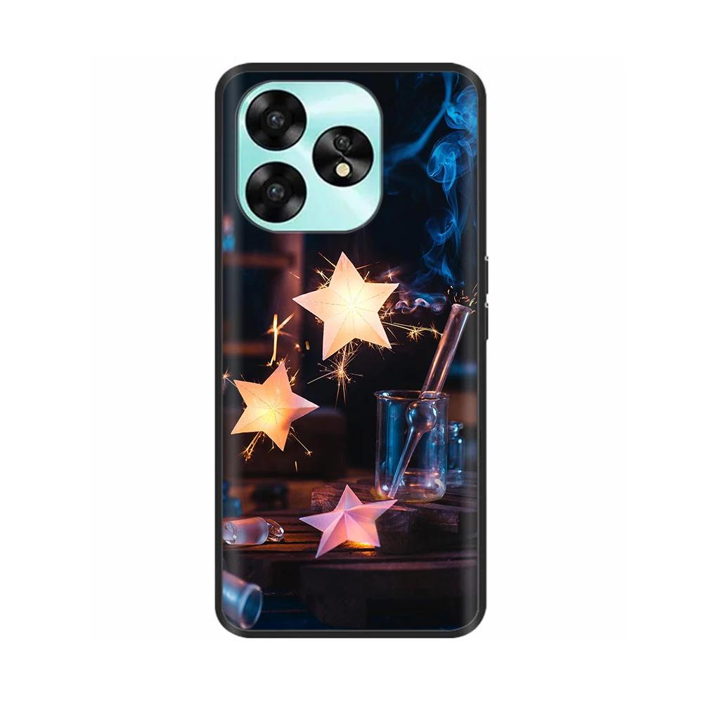 For UMIDIGI A15 Case A15C Coque Fashion Cute Cover Black Soft Silicone Phone Cases For UMIDIGI A15C Funda A 15 UMIDIGIA15 Bags