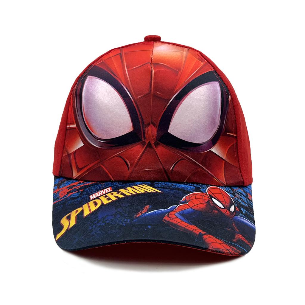 New Spider Cartoon Peripheral Printing Children's Baseball Cap Wide Brim Spring and Summer Cartoon Sun Hat