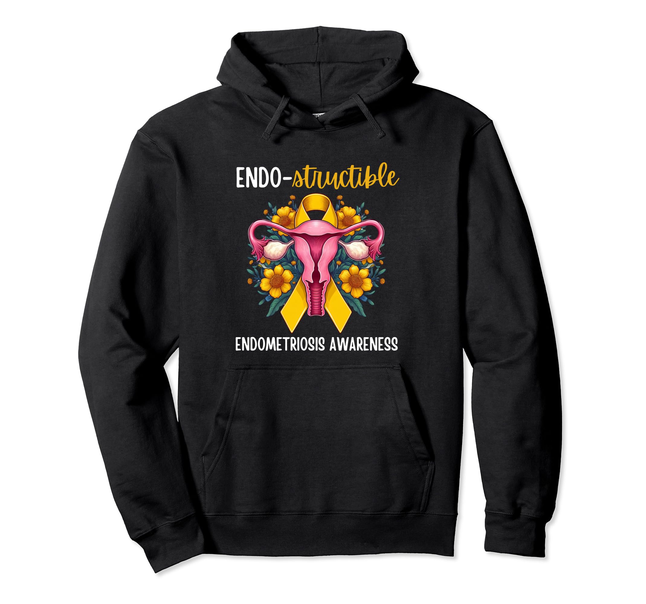 

Endo Shoji Warrior Endometriosis Awareness Month Ribbon Yellow Hoodie