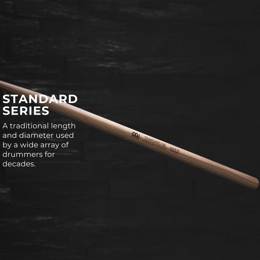 MEINL Stick Brush Meinl Drumstick STANDARD Hickory Acorn Tip 5B SB102 x & (406 15.1mm) []