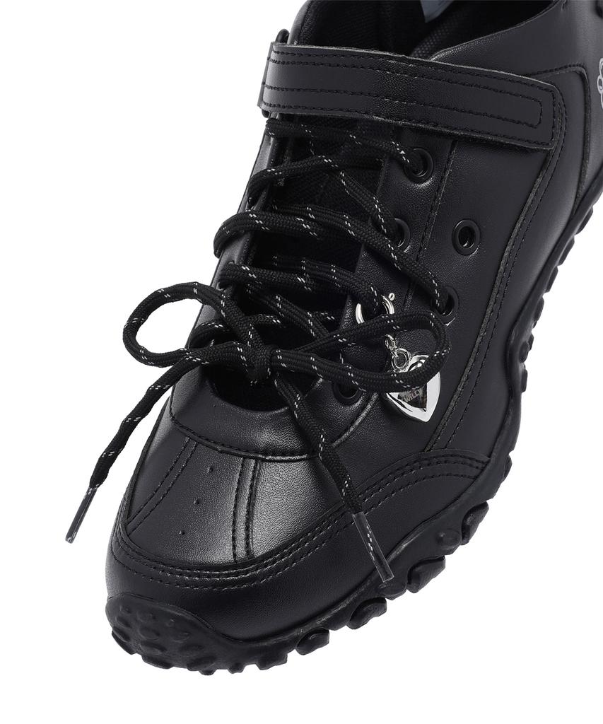 Wacky Willy Kitte Mary Jane Sneakers Black