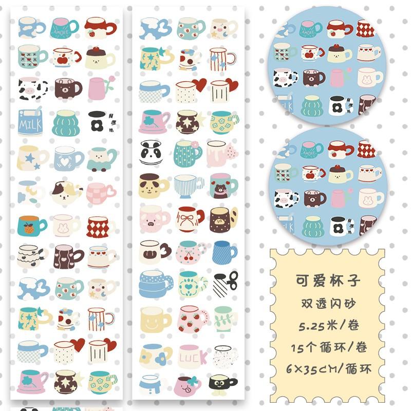 A Girl Sticker, Handbook Paper Roll, Cute Character Sticker, Student Collage Material