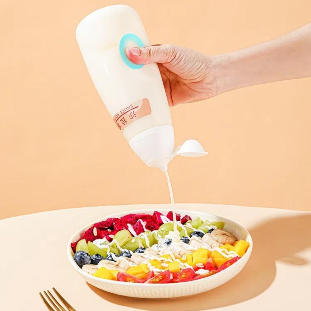 Láhev na stříkací pistoli Keep Fresh Squeeze, víceúčelová láhev na omáčku, přenosná láhev na olej, kečup