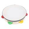 Schellentrommel für Kinder Erwachsene Handgehaltenes Musikalisches Pädagogisches Perkussionsinstrument 8 Zoll