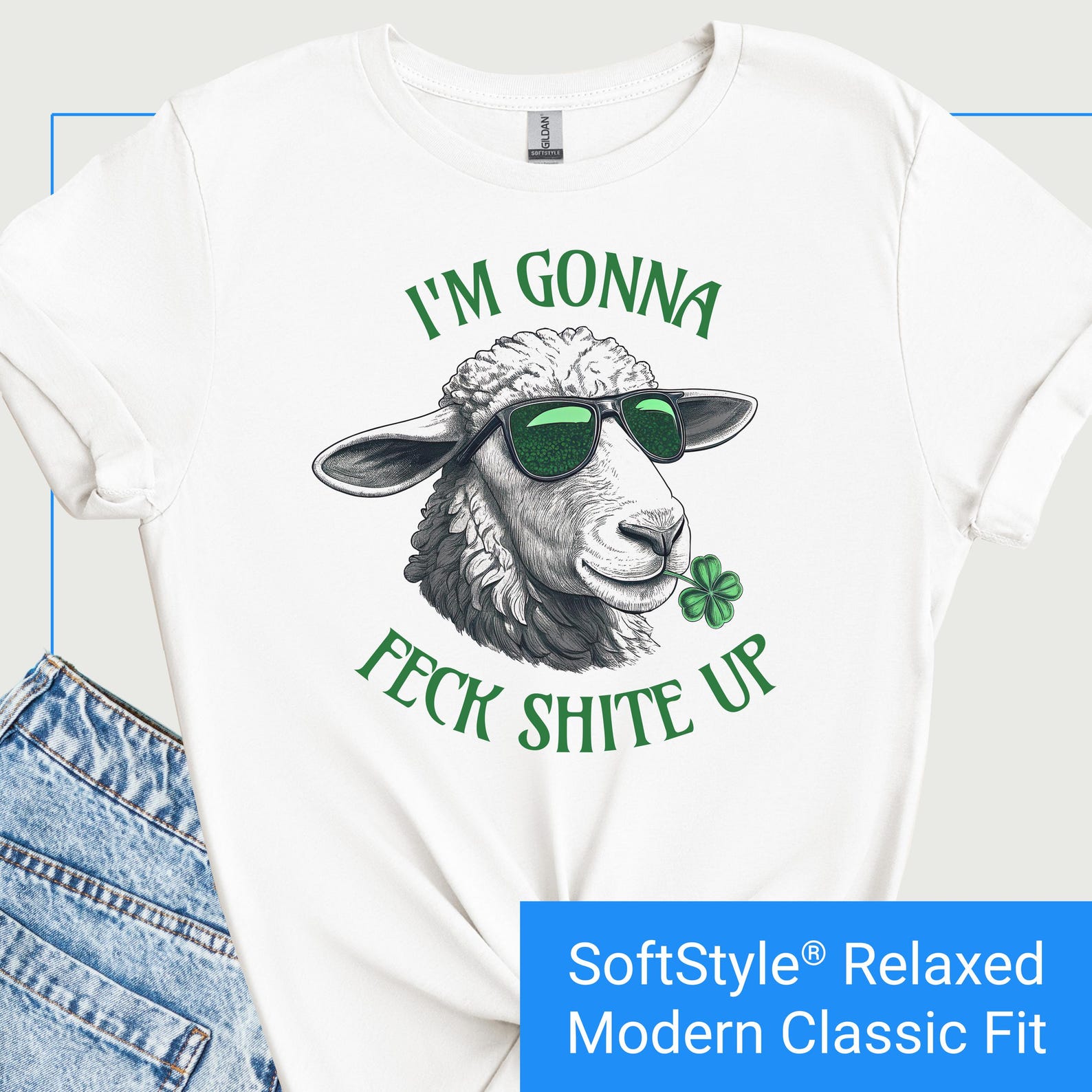 Funny Irish T-Shirt, St. Patrick s Day Shirt, Irish Drinking Shirt, St. Paddy s Day Tee, Funny St. Pat s Shirt, I m Gonna Feck Shite Up T M