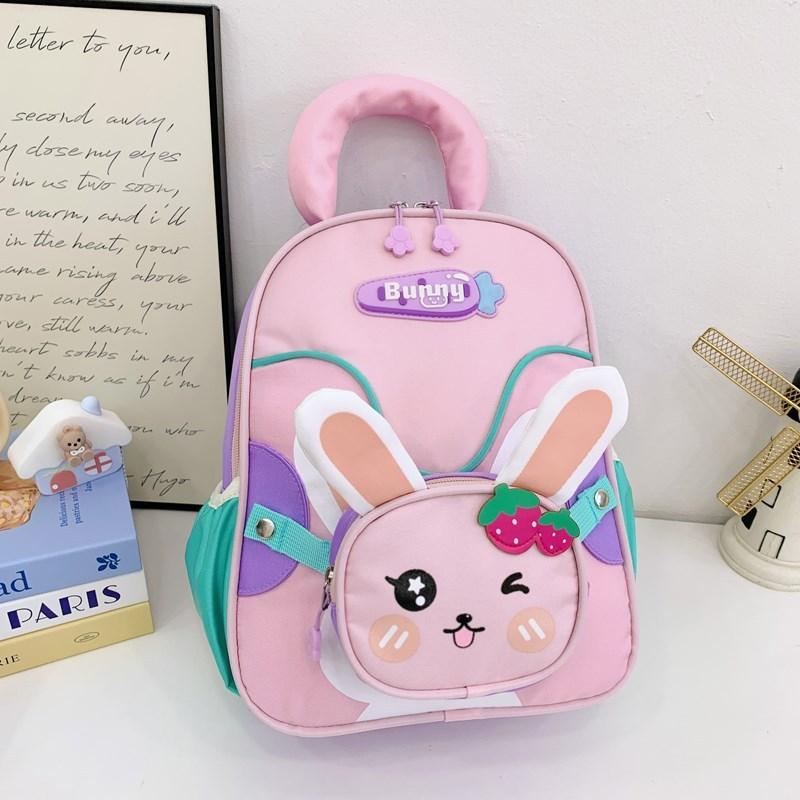 Kids School Backpack With Animal Pattern Lightweight Durable For Educational Use