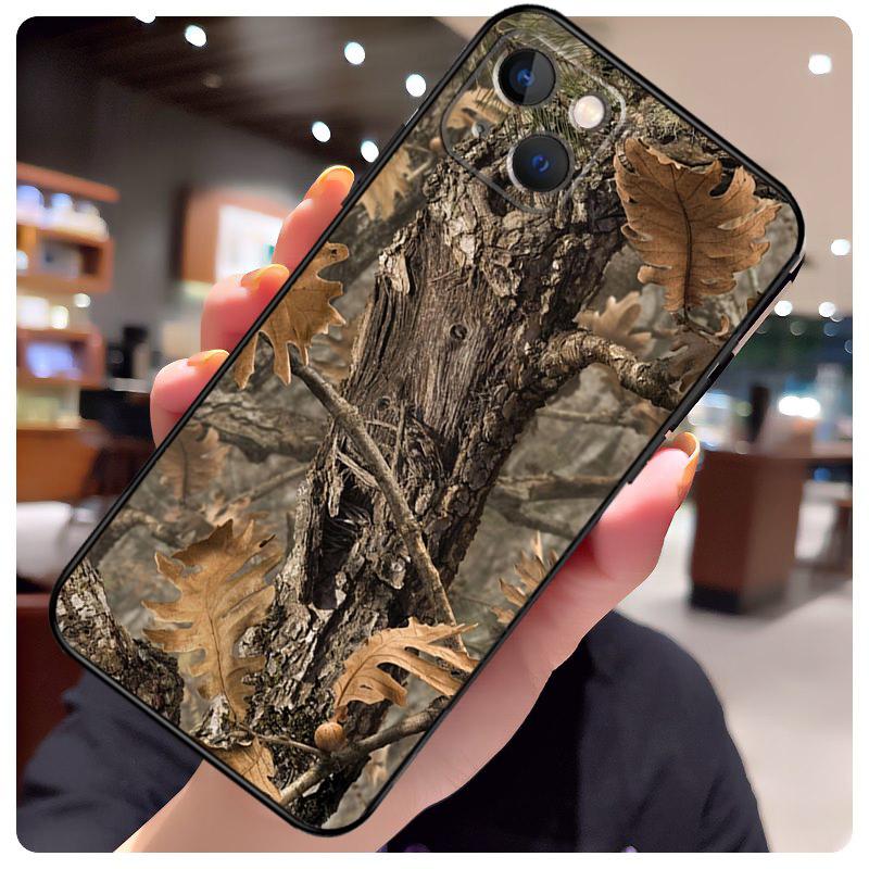 Hunting Camo Case For iPhone 16 Pro Max 14 13 12 11 15 17 Pro Max mini 15 16 Plus 16e 17 Air Phone Cover