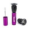 Tubeless Bike Tire Repair Kit for Road Bicycle Mountain Bike Tires Fix a Puncture or Flat Canister Plugger Tool for W/ P