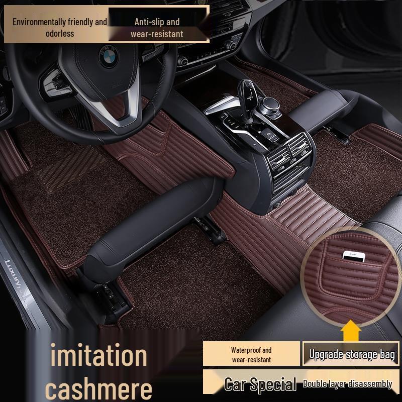 Compatible Car Floor Mats for Jetta VS5 (Models 2019-2023) - Enhanced Double-Layer Design