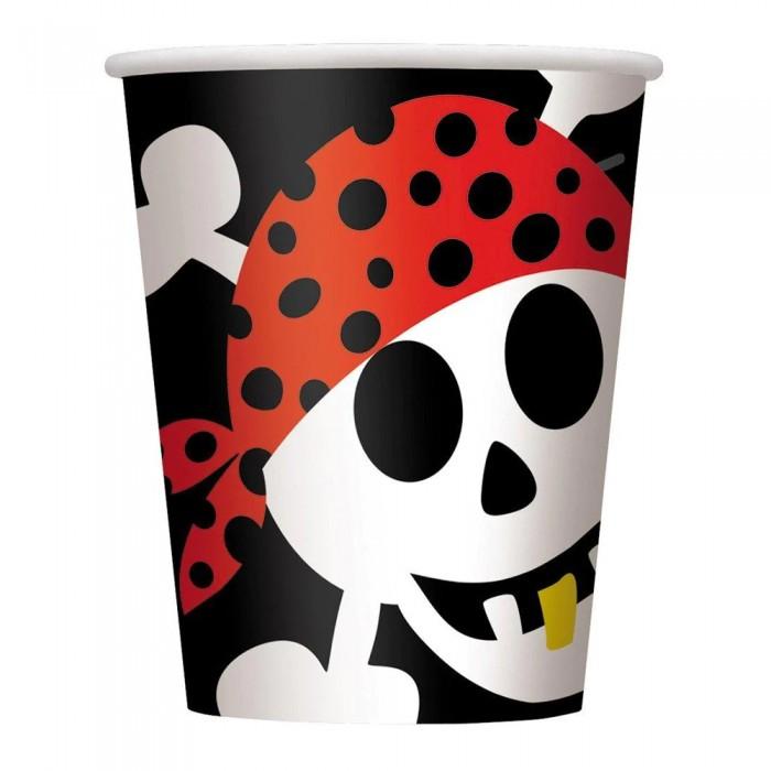 Unique Party Pirate Fun Party Cup (Balení po 8)