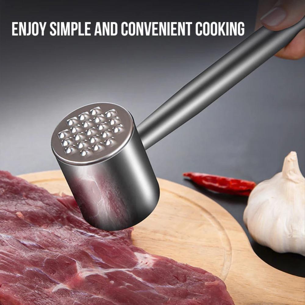304 Stainless steel Knock Loose Beef Mace Steak Tender Meat Beat Hammer Kitchen Tenderizer Meat Hammer