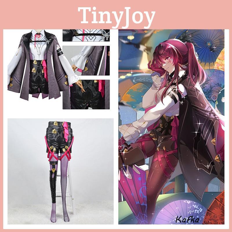 Honkai Star Rail Kafka Cosplay Costume Full Set For Women, Polyester Fabric Xs-xxxl